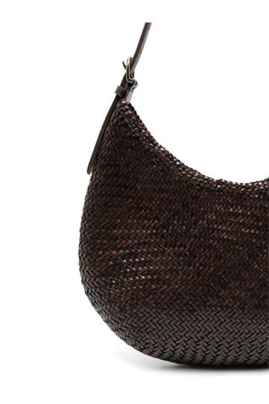 Dark Brown Luna Mezza shoulder bag DRAGON DIFFUSION | 8021DGS6MATDKBROWN